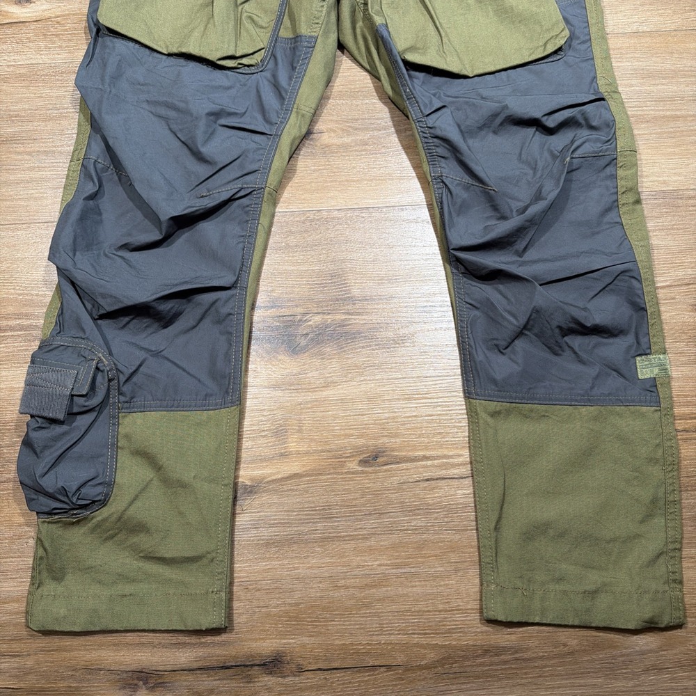 G-Star Raw 3D Straight Tapered Cargo Ripstop Pants Men's 34 x 30 Olive & Gray - Picture 2 of 11